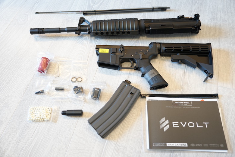 Tokyo Marui EVOLT M4A1 入手開箱! 挑戰 GBBR 的仿真尺寸,電槍科技的全新篇章