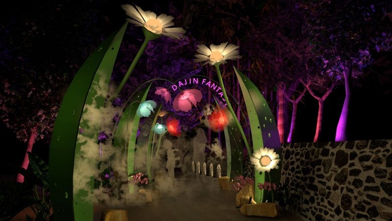 2026屏東必看夜間展演！奇幻大津打造夢幻光影瀑布森林！