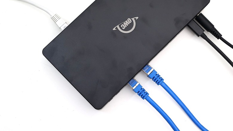 點我看大圖 OWC 經典設計下,從需求出發,內建三個網路的 Thunderbolt 5 Dual 10GbE Network Dock