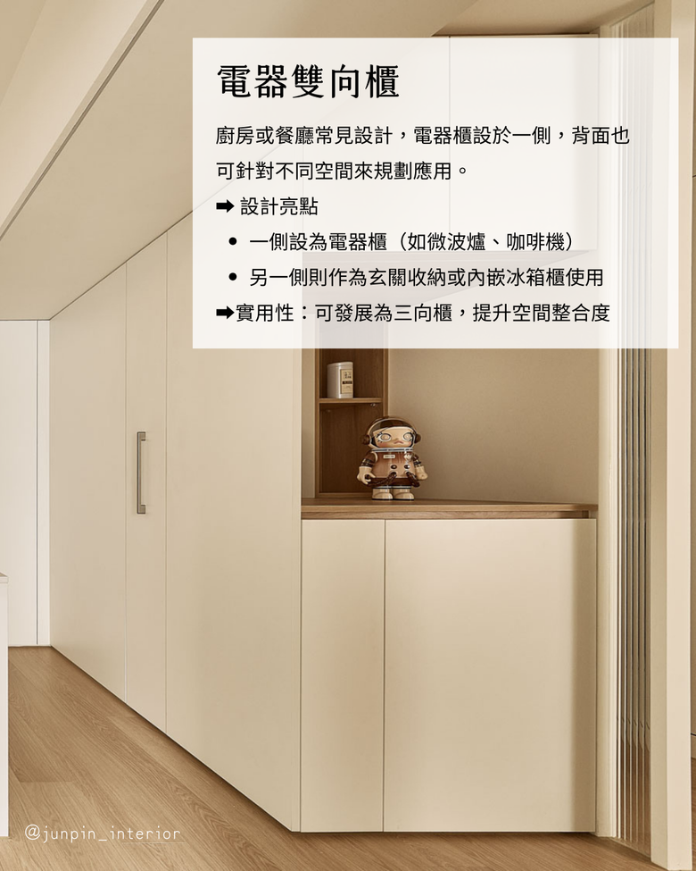 雙面設計更實用 5種常見的雙向櫃設計🌟