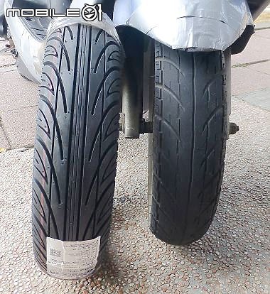 (2026/1) 2004年光陽 得意100 換前胎 基益 BT6030 0 已夠用