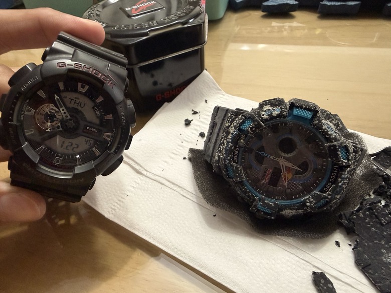 Casio G-Shock GA-110系列 正品vs 娃娃機貨（非開箱文）