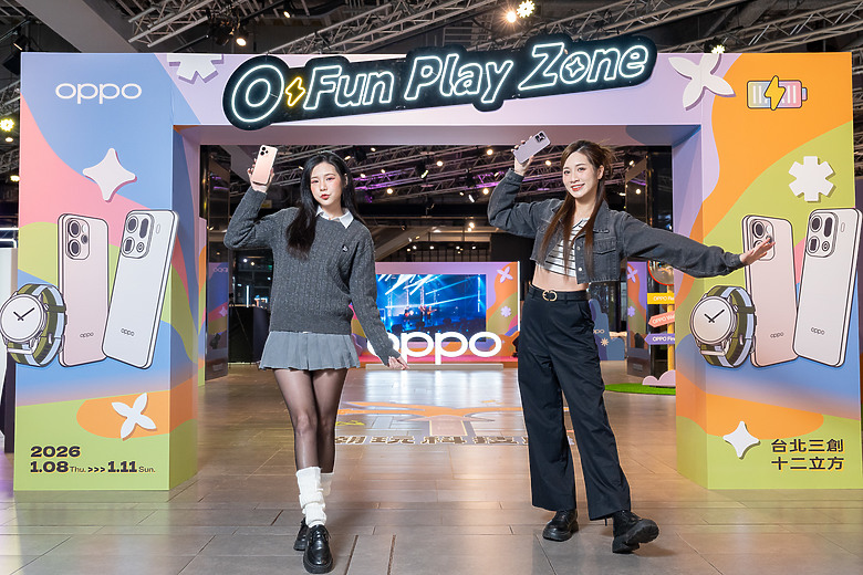 OPPO「科技潮玩所」三創限時登場,體驗拿好禮再抽 Reno15 Pro Max!