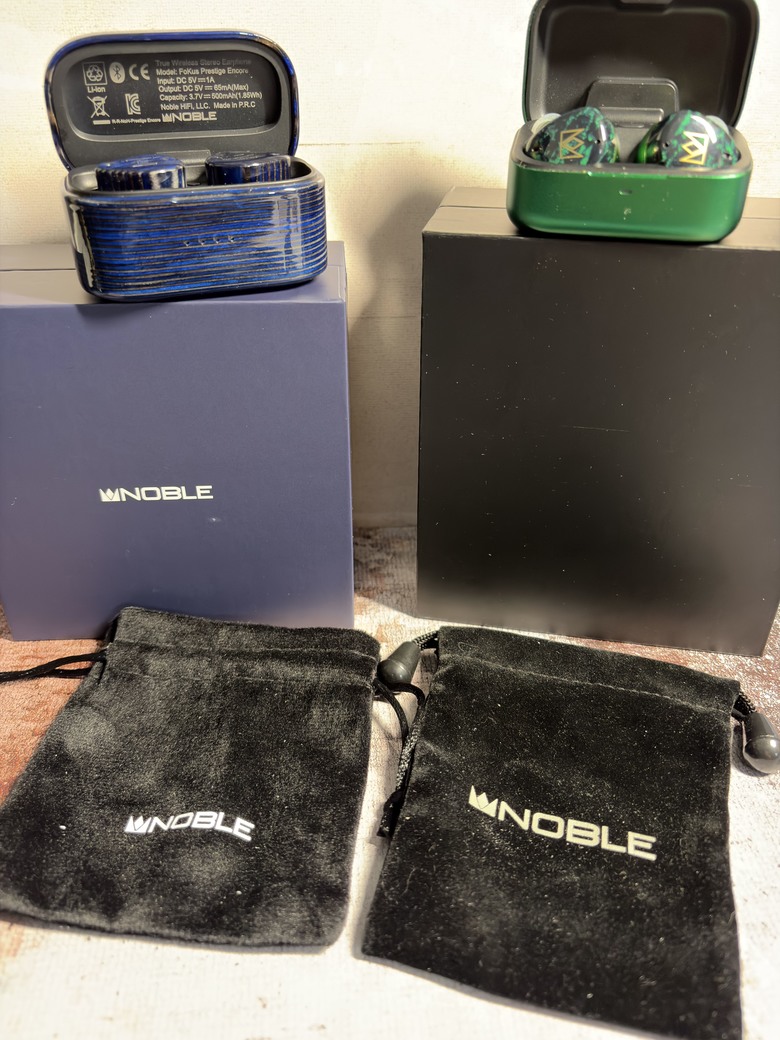 【心得】Noble FoKus Prestige Encore真無線藍牙入耳式耳機 評測 對比Noble Audio Fokus Rex5綠國王
