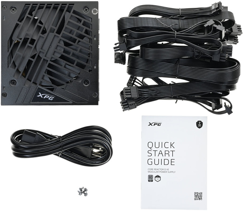 XPG CORE REACTOR II VE 750W ATX 3.1金牌全模組電源開箱