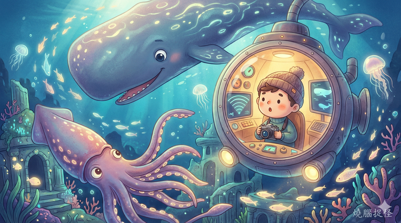 【海洋生活常識】(深海攝影師的靜默回音) | 燒腦捉怪
