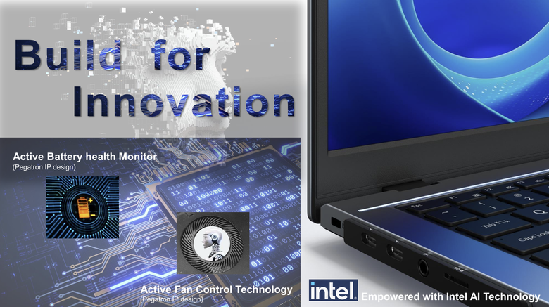 【CES2026】PEGATRON 和碩在 Intel PantherLake 平台推出模組化筆電產品 提供更多彈性 IO 配置選擇