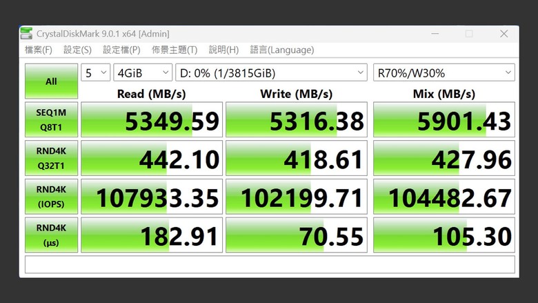 DIY Thunderbolt 5 Portable SSD: OWC Express 1M2 80G & XPG S70 Blade 4TB