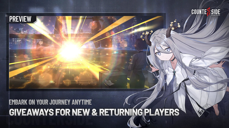 《CounterSide》 1月8日發布 未來戰 戰略塔防 RPG 更換新的營運團隊 | 都市、科幻、末日主題為背景 策略養成多樣玩法 收集上百位動漫畫風美少女 體驗高品質 Live2D 、全語音劇情