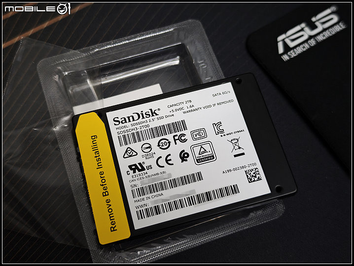 SanDisk Ultra 3D 2TB 型號 SDSSDH3-2T00-G26 的2.5吋 SATA SSD