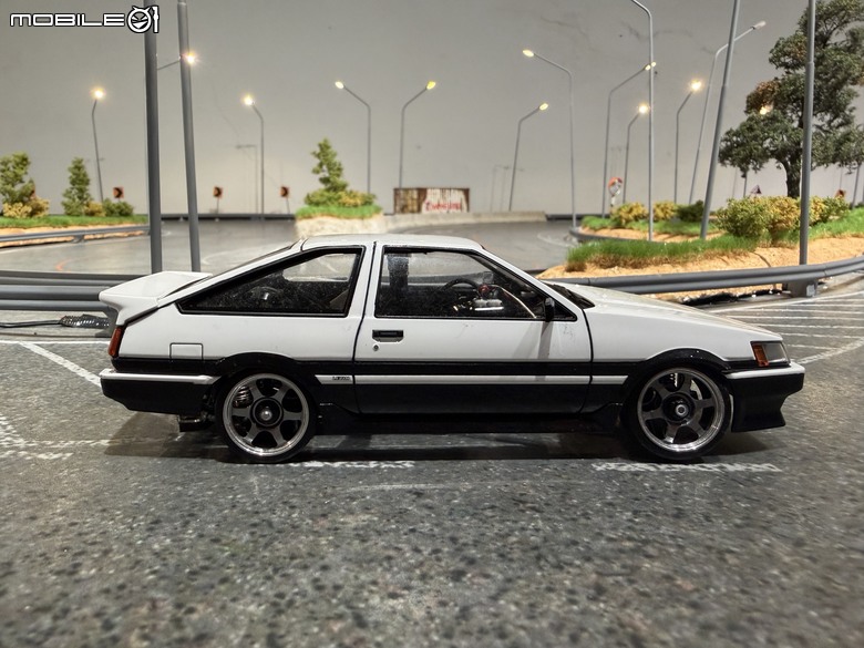 【遙控模型】 Toyota Corolla Levin GT-APEX(AE86) - DriftART 4 Initial D ACT.10 宣戦布告ハチロクターボ!