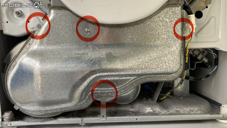 (DIY) Whirlpool 惠而浦瓦斯烘乾機5620 拆解清潔