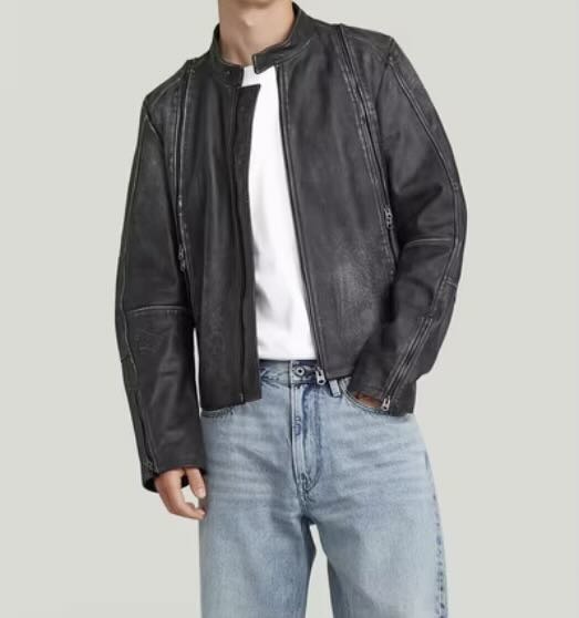 「開箱」G-star RAW Leather Blouson Jacket