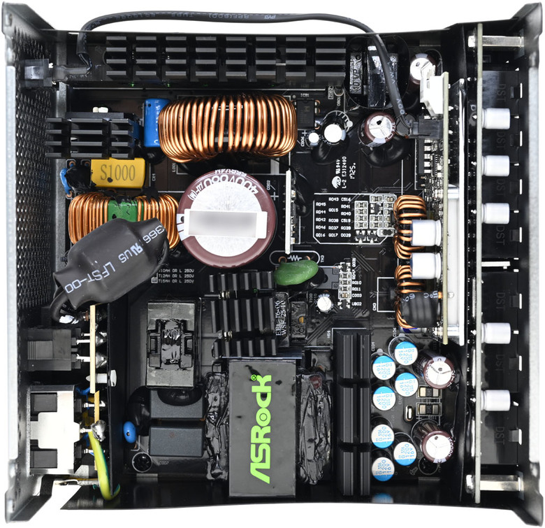 ASRock STEEL LEGEND 1000W ATX 3.1金牌全模組電源開箱