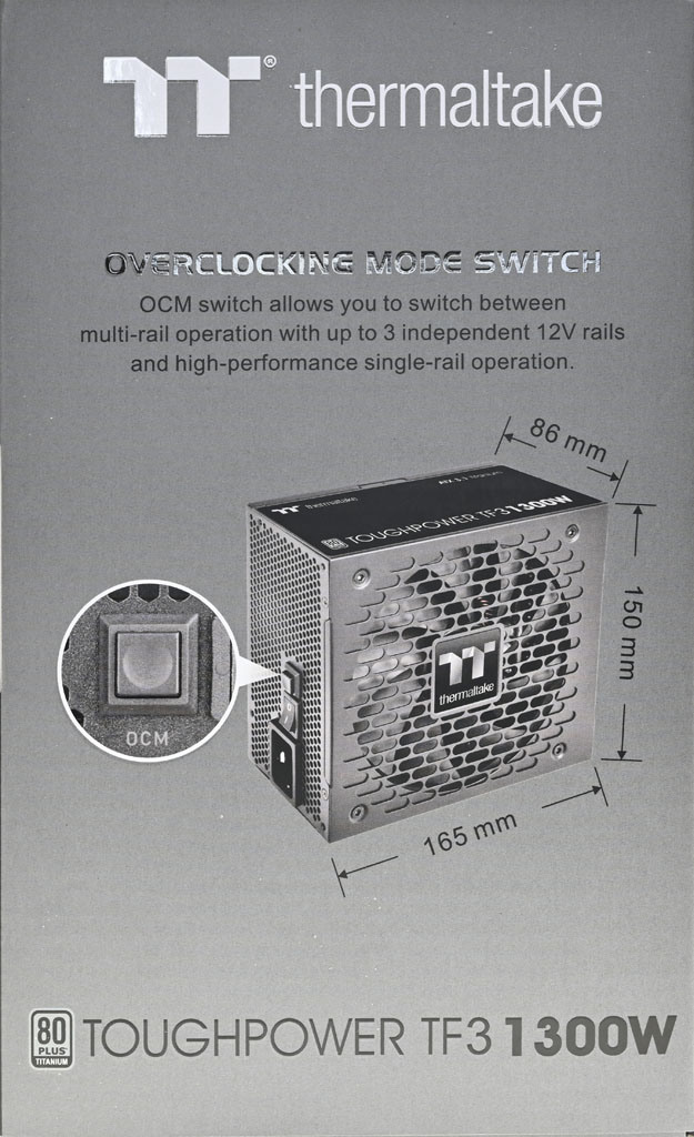 Thermaltake TOUGHPOWER TF3 1300W鈦金全模組電源開箱