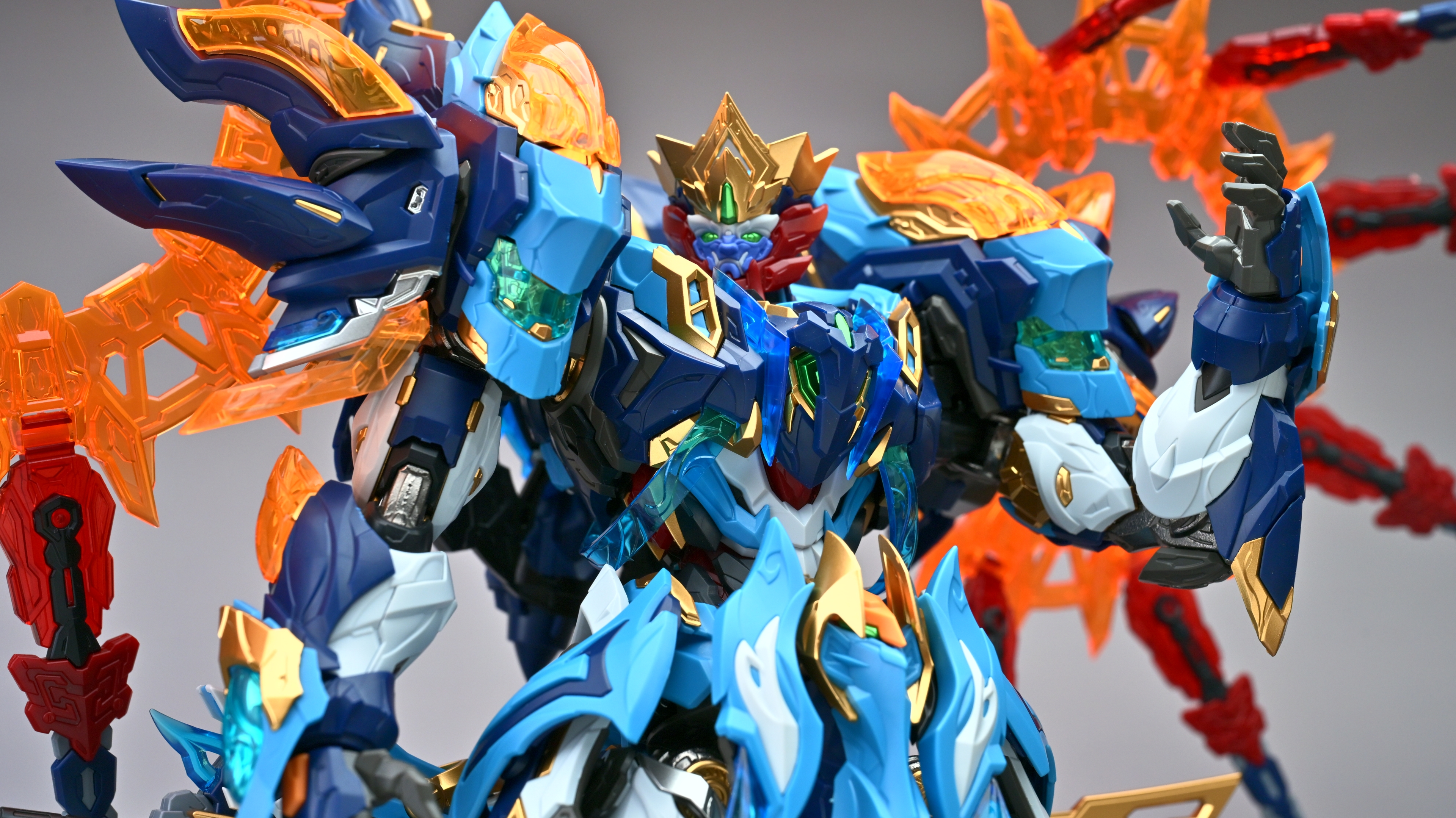 點我看大圖 【摩動核】空間殺手桌面壓制!摩動核魔禮青組裝版,春酒上看誰有本事帶走這尊機甲戰神!