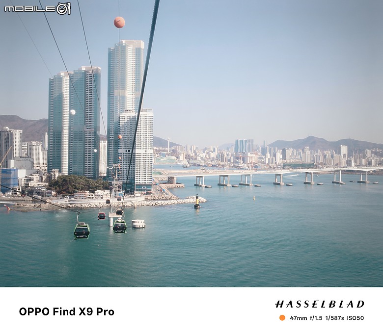點我看大圖 OPPO Find X9 Pro 大師模式旅拍|與哈蘇同行,捕捉釜山城市光影!