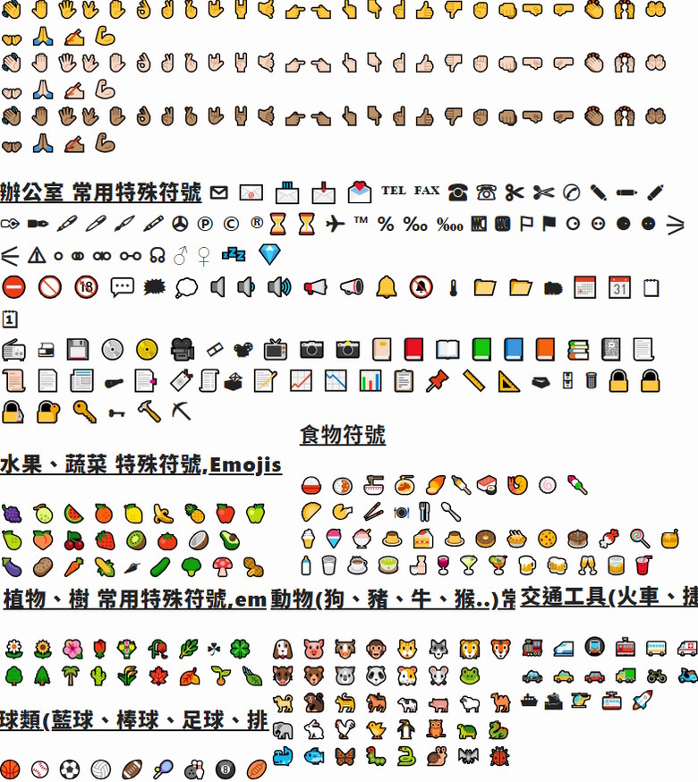 ❢◕◡◕❢ 特殊符號、標點符號 總整理