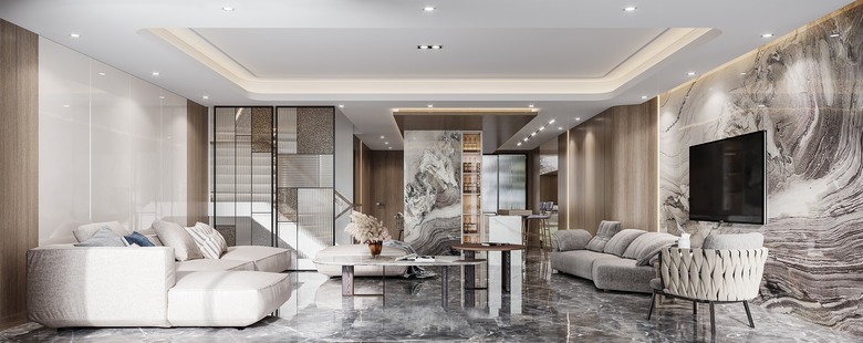 【分享】捨棄公式化的黑白灰，現代風頂級私宅中的溫度調節與材質留白