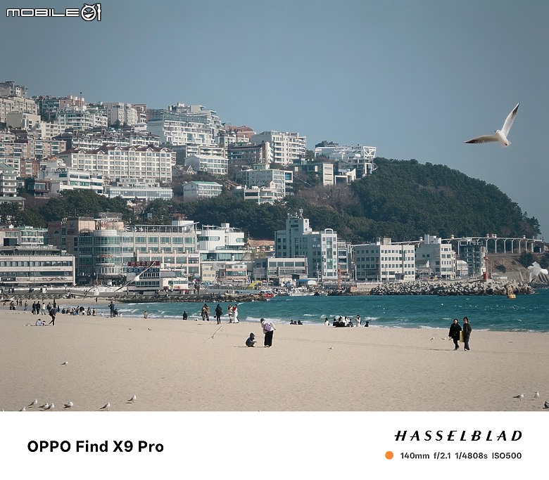 點我看大圖 OPPO Find X9 Pro 大師模式旅拍|與哈蘇同行,捕捉釜山城市光影!