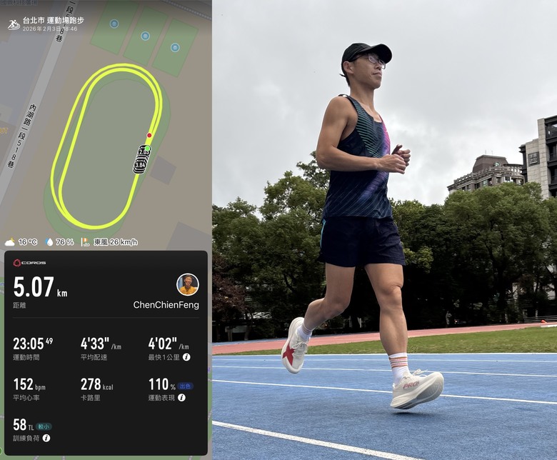 兩千公里5.0 PRO操場節奏跑