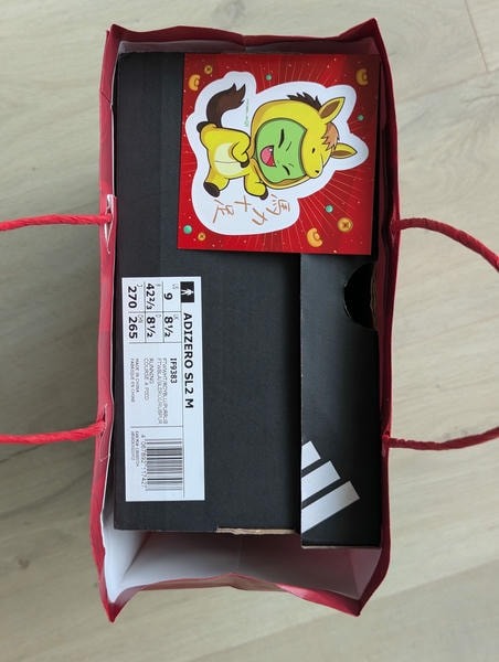 【小惡魔驫到成功】【小氣鬼開箱】Adidas Adizero SL2 M 稍嫌過期的超值訓練跑鞋