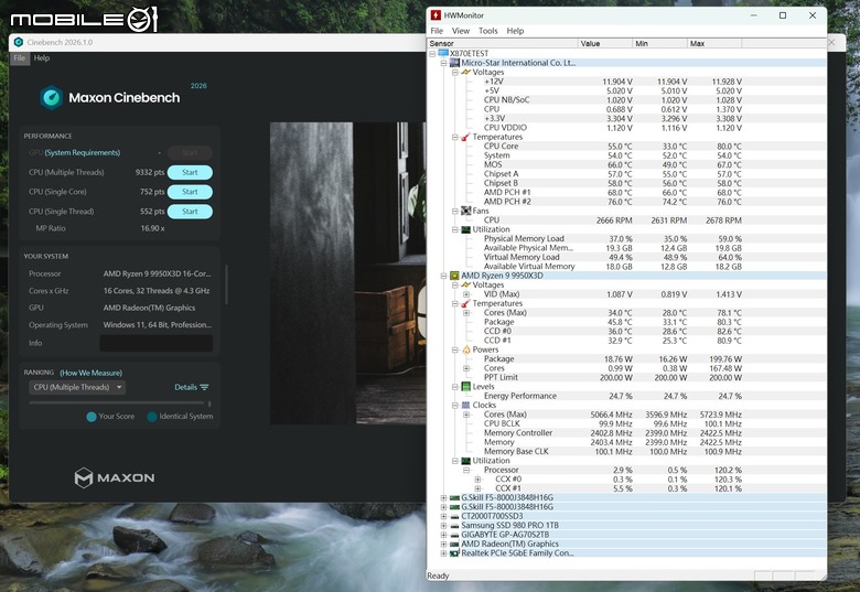 微星 MEG X870E ACE MAX 主機板開箱實測 在滿載規格配置中提供更高超頻潛力