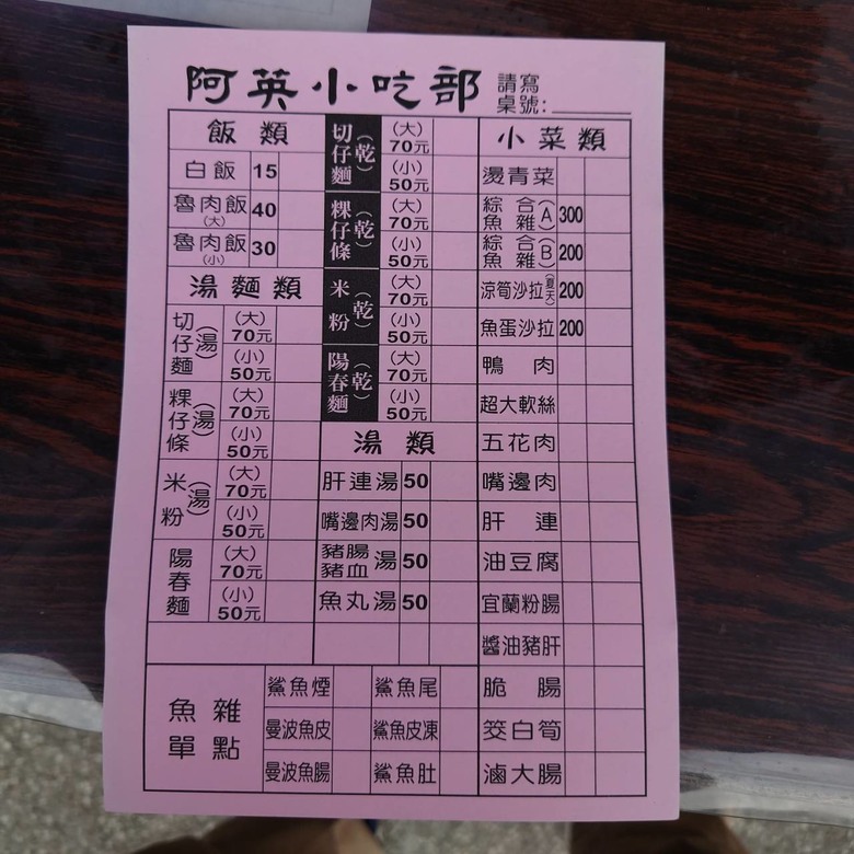阿英小吃部-蘇澳-食記
