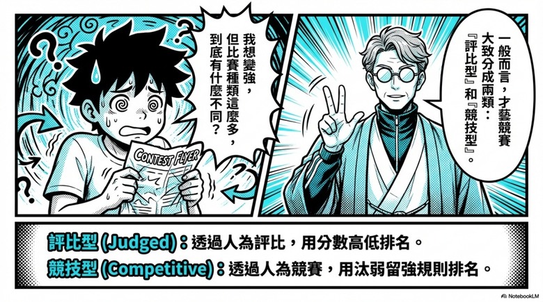比賽不只是分勝負：深度解析評比型與競技型賽制的隱藏邏輯