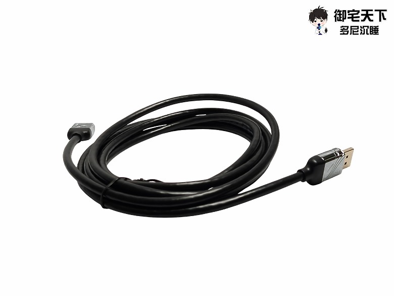 開箱｜WAVESPLITTER 威世波 DisplayPort 2.1 公 to 公 傳輸線 3m（WST-CDP003） - 支援 40G 頻寬，16K@30Hz 銀頭之作！
