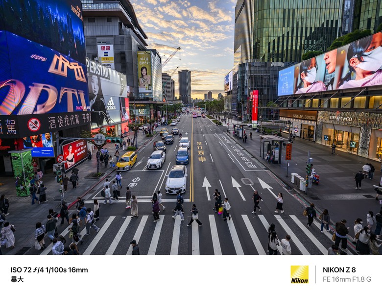 Sony FE 16mm F1.8G轉接Z8測試