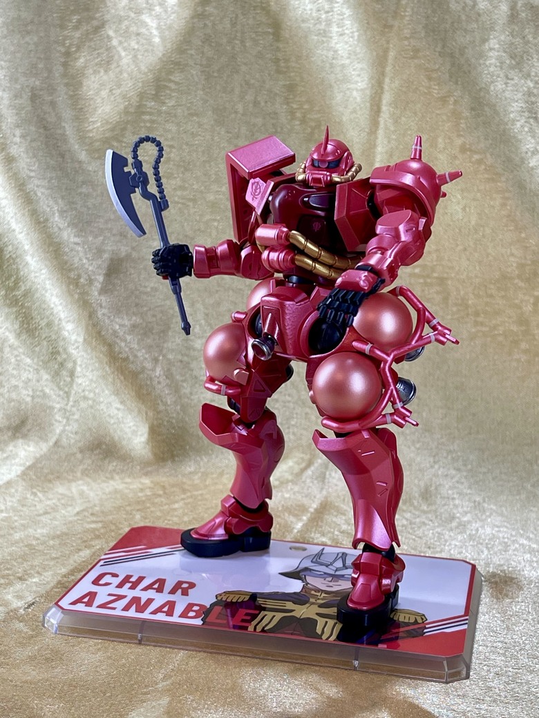 和你製作1/144 HG 夏亞專用薩克，加入馬年元素！
