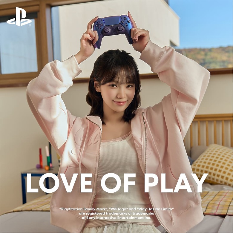 PlayStation 與 LE SSERAFIM 金采源合作「Love of Play」企劃，新春優惠同步推出！