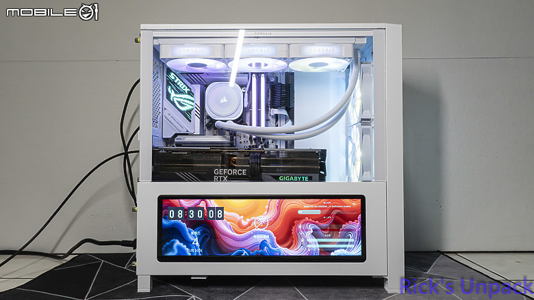 【開箱】終極機殼改裝 | FRAME 4000D LCD RS ARGB WHITE