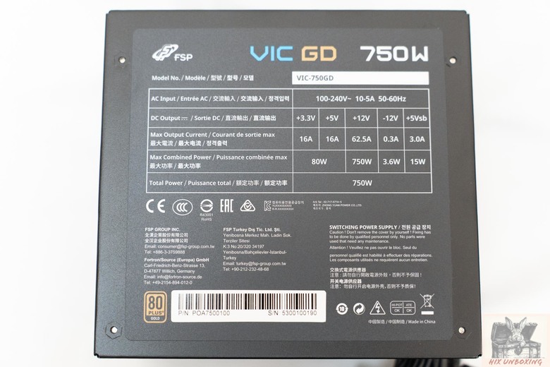 點我看大圖 直出式高CP電供 FSP全漢 VIC GD 750W