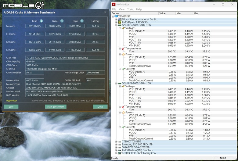 微星 MEG X870E ACE MAX 主機板開箱實測 在滿載規格配置中提供更高超頻潛力