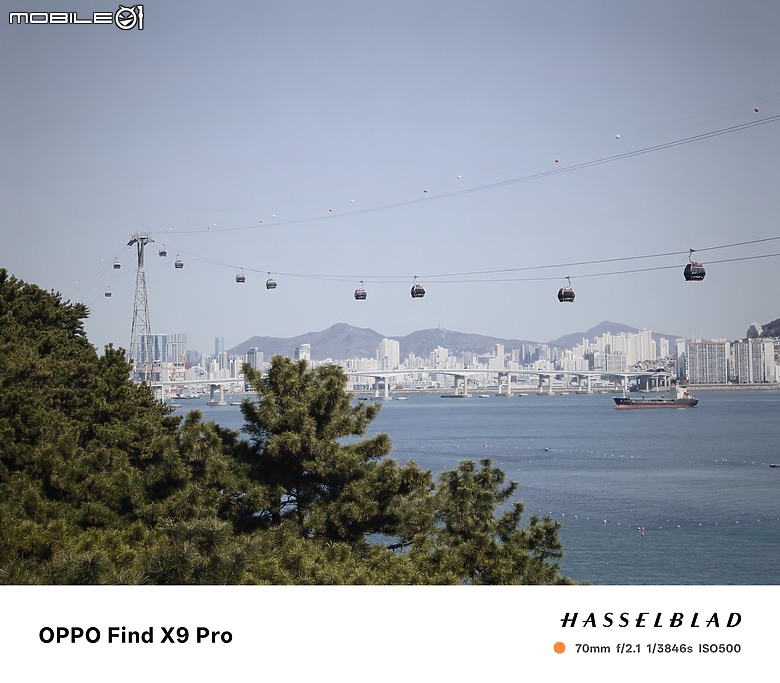 點我看大圖 OPPO Find X9 Pro 大師模式旅拍|與哈蘇同行,捕捉釜山城市光影!