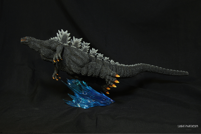 哥吉拉 1989 海中進擊 白模套件 塗裝分享