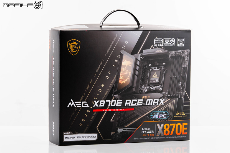 微星 MEG X870E ACE MAX 主機板開箱實測 在滿載規格配置中提供更高超頻潛力