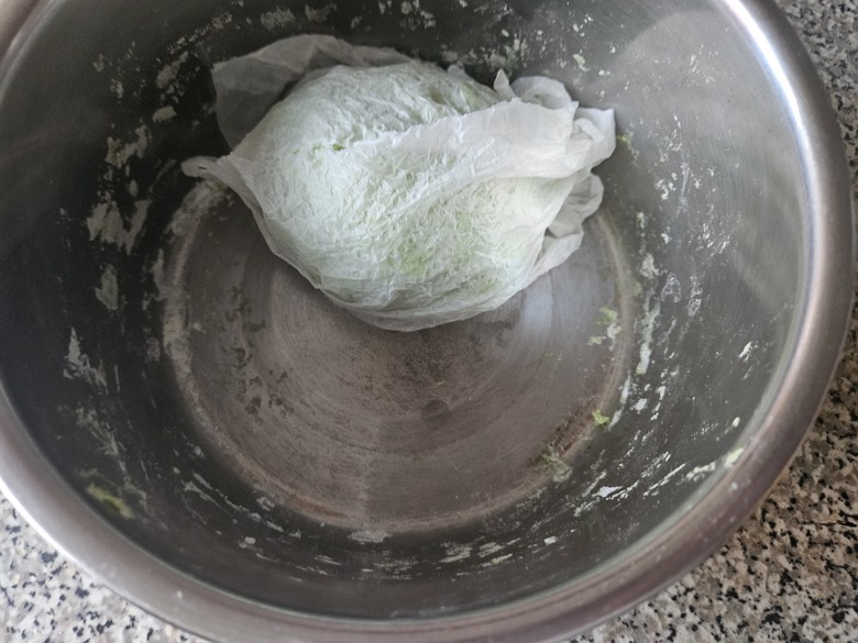 油潑韭菜麵疙瘩