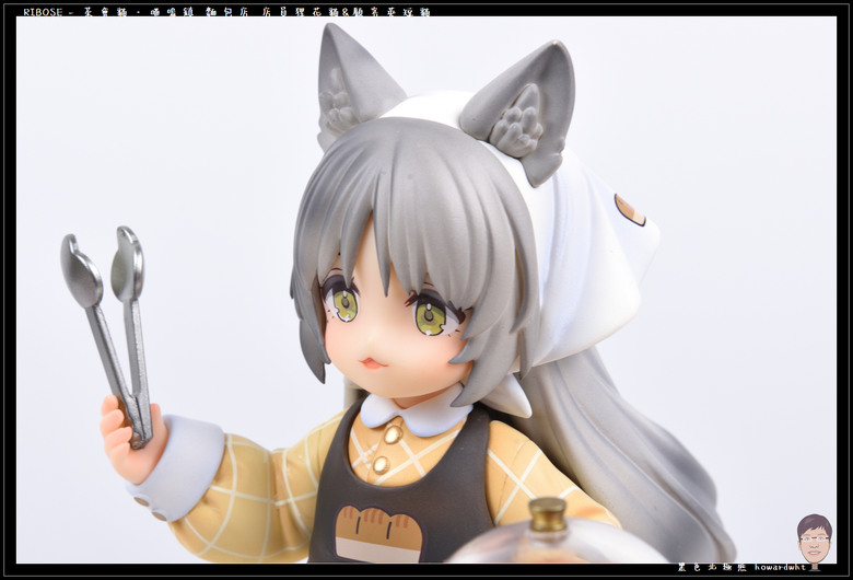 點我看大圖 【開箱】RIBOSE - 茶會貓.喵嗚鎮 麵包店 店員狸花貓 & 顧客英短貓