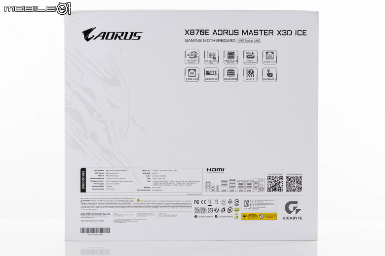 技嘉 X870E AORUS MASTER X3D ICE 主機板開箱實測 以完整周邊配置搭配 AI 加速性能
