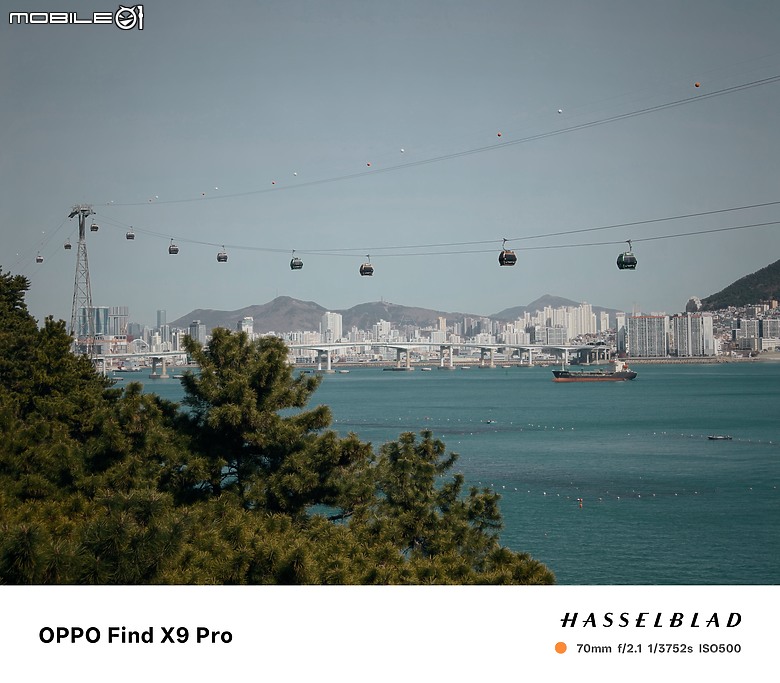 點我看大圖 OPPO Find X9 Pro 大師模式旅拍|與哈蘇同行,捕捉釜山城市光影!