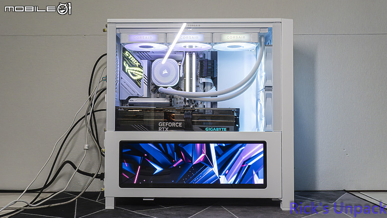 【開箱】終極機殼改裝 | FRAME 4000D LCD RS ARGB WHITE