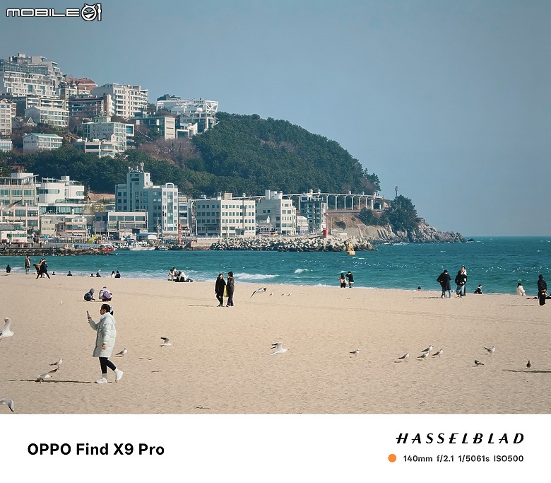 點我看大圖 OPPO Find X9 Pro 大師模式旅拍|與哈蘇同行,捕捉釜山城市光影!
