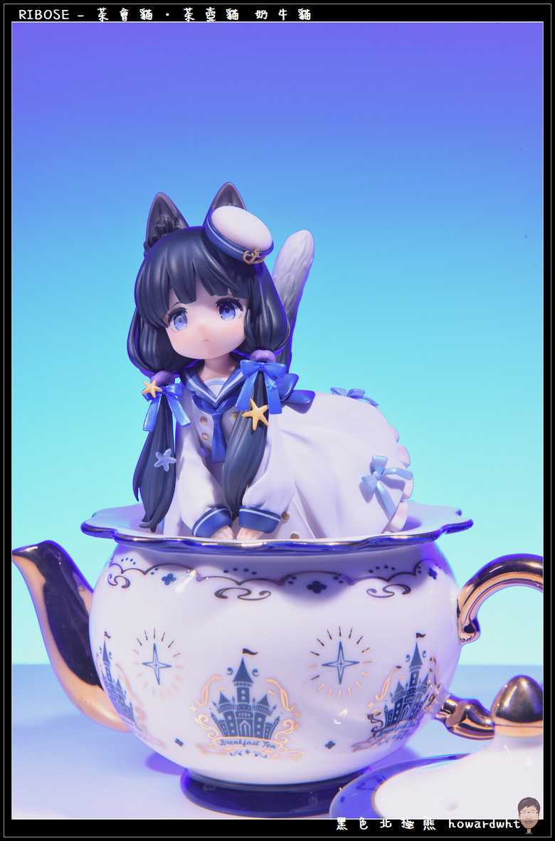 【開箱】RIBOSE - 茶會貓．茶壺貓 奶牛貓
