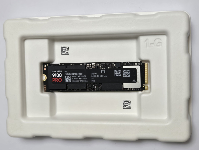 【開箱簡測】Samsung 9100 Pro 8TB PCIe Gen5.0 x4 NVMe SSD Z890/X870E 雙平台效能簡測 (圖多)