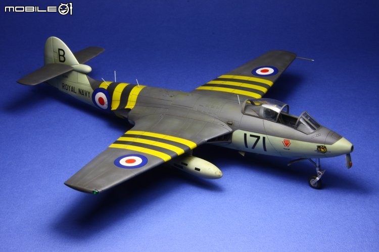 [模型製作記] 英國海鷹式戰鬥機 Hawker Sea Hawk 1/48