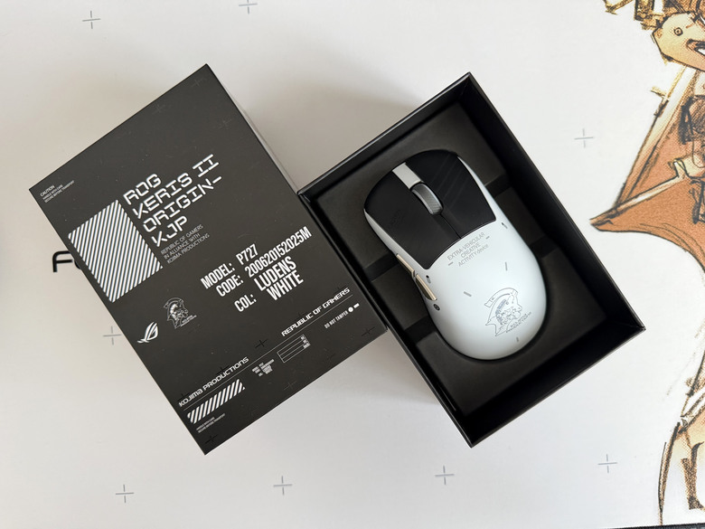 【開箱｜心得】超美白黑金配色…ROG和小島工作室首次跨界合作｜ROG × KJP 聯名周邊