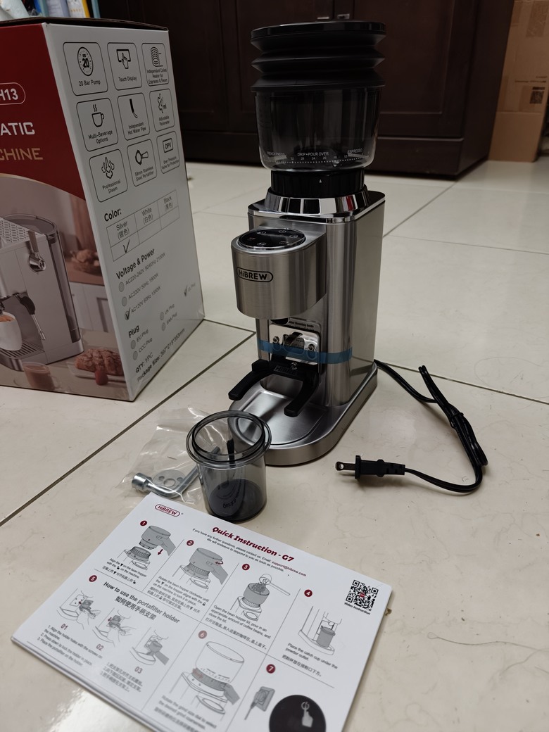 新手開箱_HiBREW咖喜萃 H13咖啡機 & G7磨豆機
